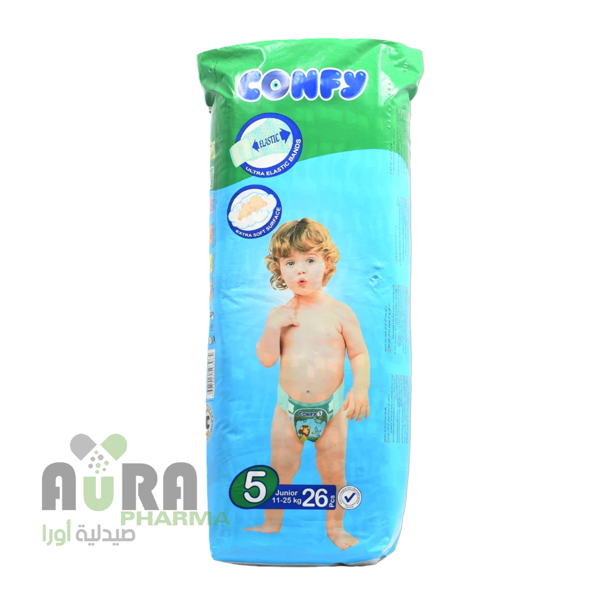 حفائض كونفي جونيور رقم 5، عدد 26 حبة