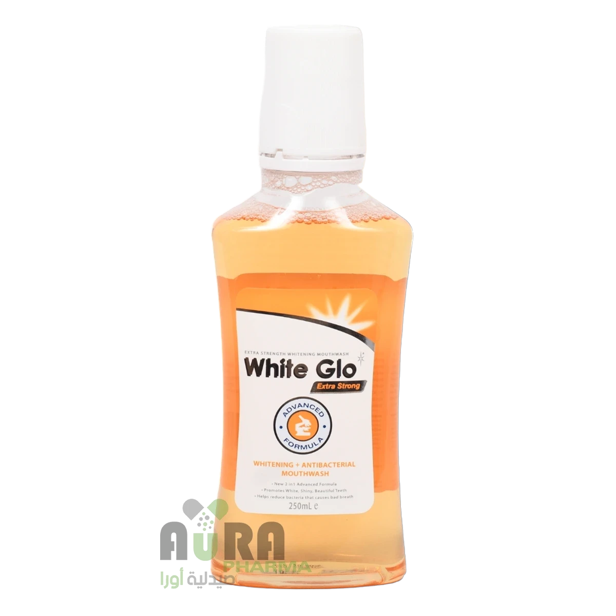 مضمضة وايت جلو اكسترا سترونج ، 250مل