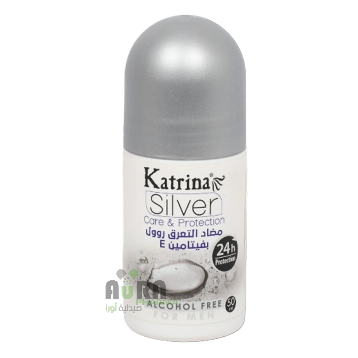 مزيل العرق  بفيتامين E من كاترينا -50مل سيلفر