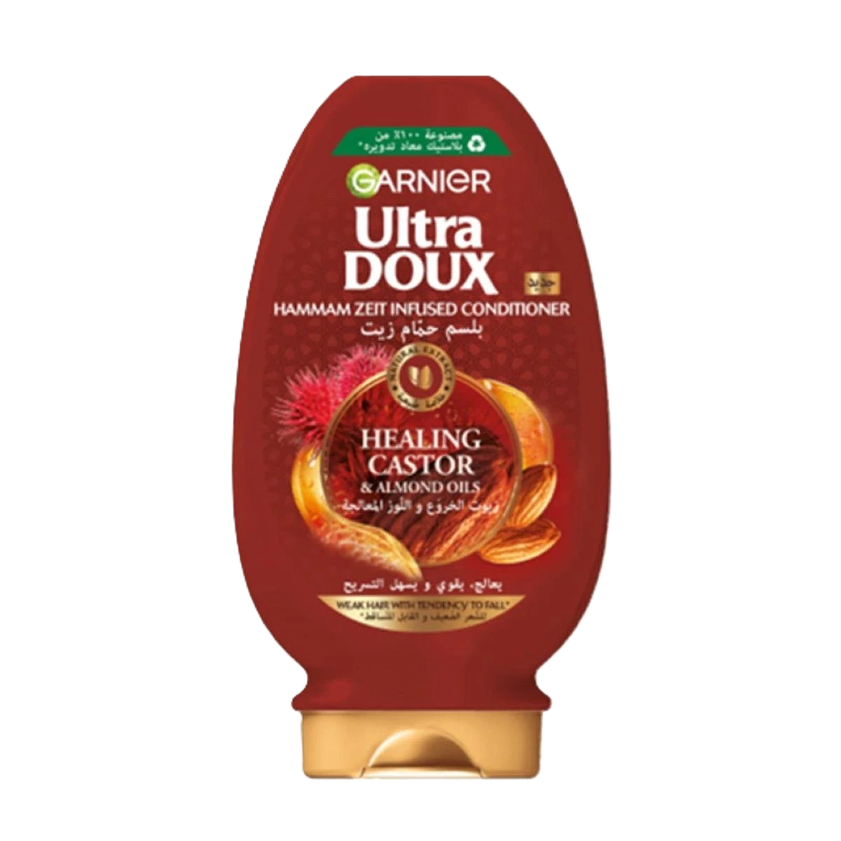 جارنيه الترادوكس بلسم  بزيت الخروع واللوز  400 مل